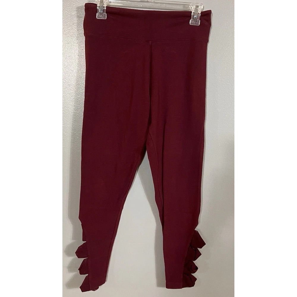 Victoria Sport Medium Plum Purple Leggings Active Wear Victoria's Secret